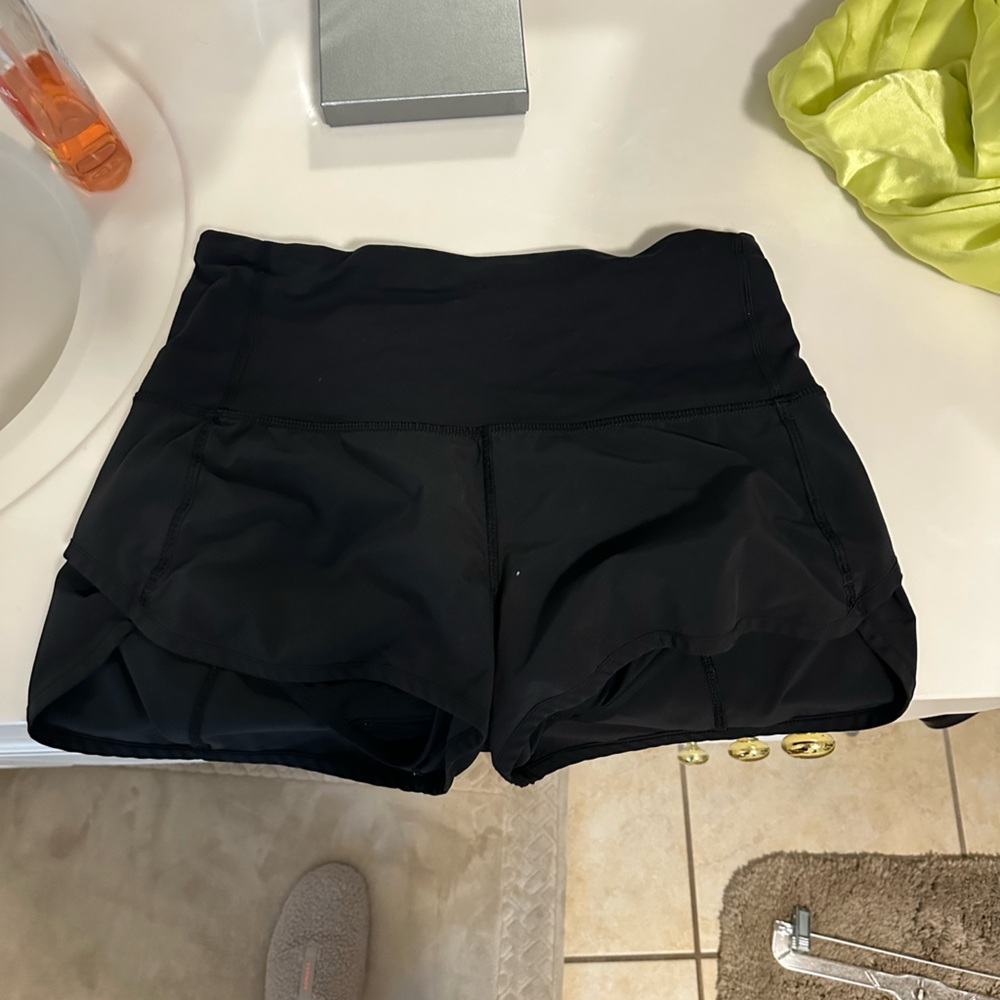 Black lululemon shorts
